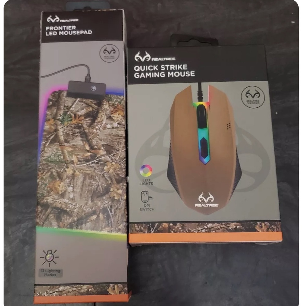 REALTREE LED MOUSEPAD & MOUSE CAMO